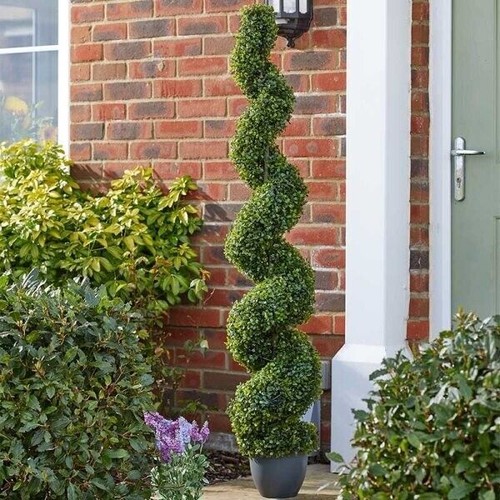 Faux topiary twirl - twirl, large