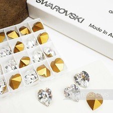 Swarovski Crystal Heart Style 4800 for Millinery & Crafts (15.4x14mm) - Crystal