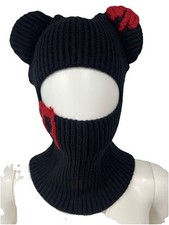 Drippy Bear Black Knit
