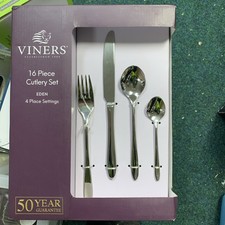 Viners Eden 18/10 Stainless Steel 16 Piece Cutlery Set Giftboxed