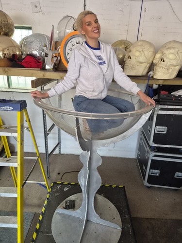 Giant life sized martini glass - sized,