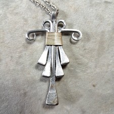 Horseshoe Nail Pendant, hand