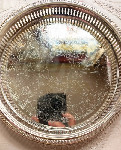 Vintage silver plated gallery - silver-plated,