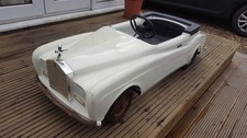 Vintage 1960s Tri-ang Rolls-Royce Silver Cloud Pedal Car + Spare Parts