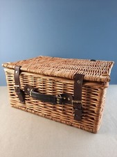 empty Wicker Hamper Basket