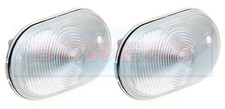 2x JOKON PL2000 WHITE CLEAR FRONT MARKER LAMPS LIGHTS ELDDIS AUTOQUEST MOTORHOME