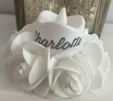 Set Of 10 White Personalised