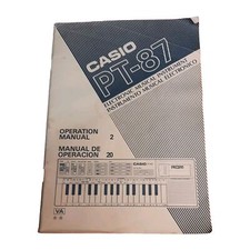 Casio PT-87 Keyboard User's