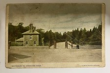 Vintage Postcard. Entrance To