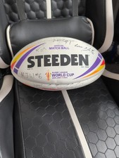 Rugby Match Ball Signed By