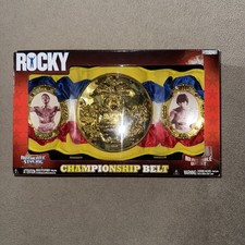 Jakks Pacific Rocky Balboa Replica Championship Belt - Boxed - Rare sealed 