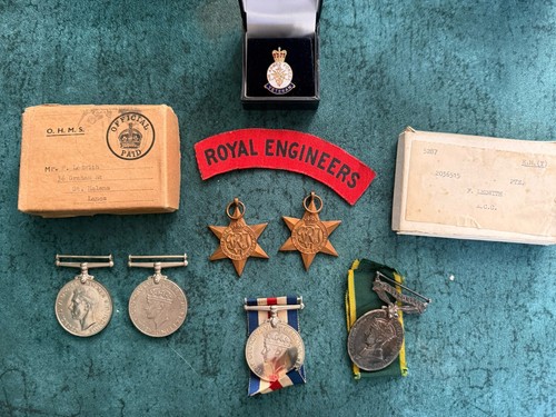 Ww2 medal group pte - medal, f