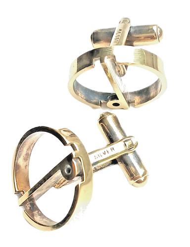 Dunhill cufflinks men gold - dunhill,