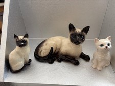 Royal Doulton “Siamese Cat” no.1559 and 1887 plus one other