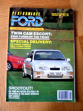 Performance Ford Magazine February 1992 Twin Cam Escort, RS Turbo, XRi Turbo