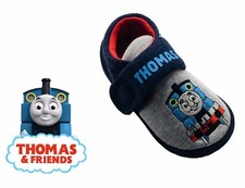 Boys Thomas Slippers The Tank Soft Touch Close Size 4 5 6 7 8 9 10 Gift & Friend