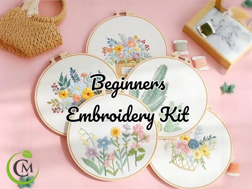 Beginners embroidery kit - beginners,
