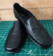 BHS -TLC Ladies Black  Genuine Leather Shoes, Loafers, Boots UK8  EU 8/42 