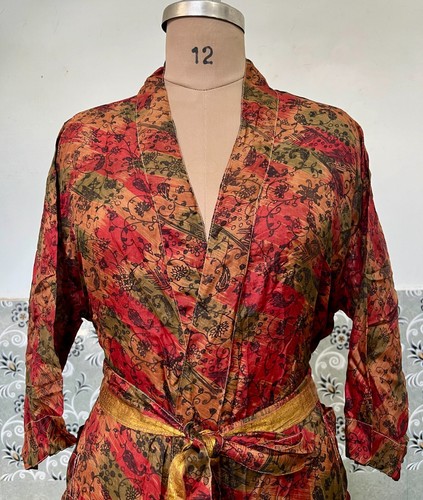 Indian brown floral - brown, craps