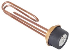 Tesla 18" Copper Immersion Heater with 2.1/4" Boss