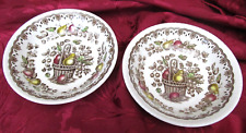 2 X Windsor By Wood & Sons Dessert Bowls 5" Snack Sugar Teabag Tidy Mid Century