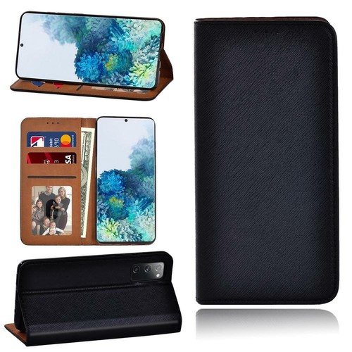 Leather stand wallet - stand,