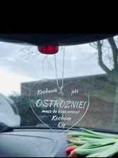 ZAWIESZKA NA LUSTERKO SAMOCHODOWE PREZENT GIFT SERCE SERDUSZKO WALENTYNKI