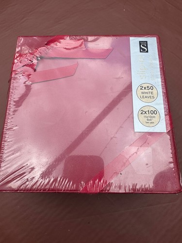Whsmith red leather look - leather,