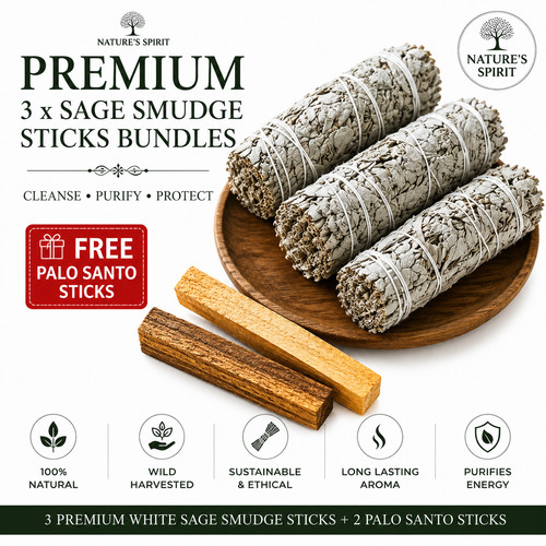 White sage smudge sticks - smudge,