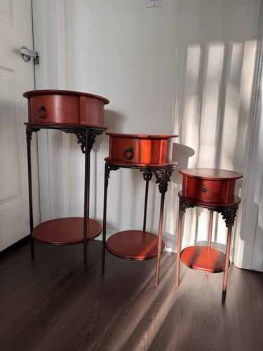 Vintage wrought iron - &, wood