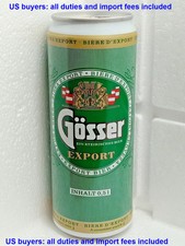Vintage Empty Beer Can GOSSER