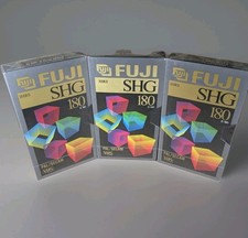3 x FUJI  SHG E-180 VHS
