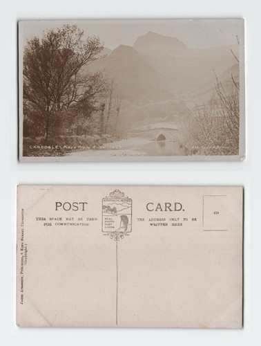 Vintage rppc postcard langdale - vintage,