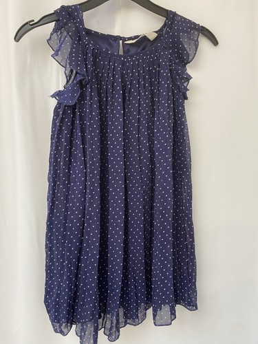 M girls navy spotty - girls,