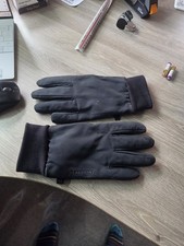 WINDPROOF WATERPROOF TREK GLOVES black fleece walking hiking Mens Large