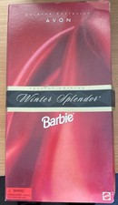1998 Winter Splendor Special Edition Avon Barbie Doll Vintage Mattel BNIB