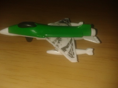 Green white plastic small - green/white,