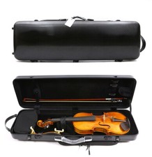 4/4 Black Violin Case Carbon