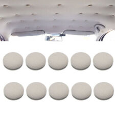 10x White Car Roof Buckles