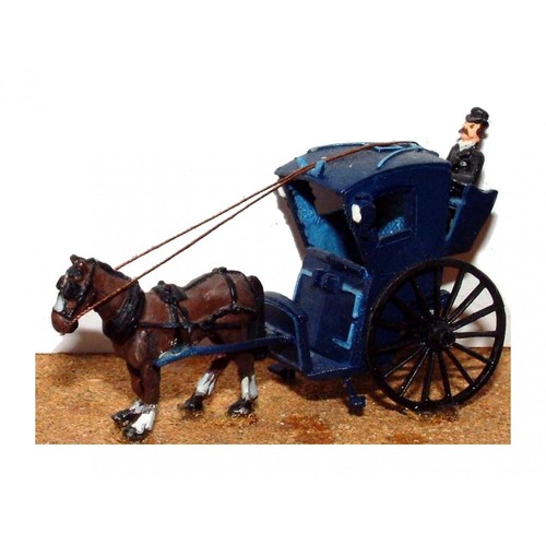 Hansom cab oo - cab, (horse