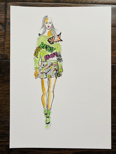 Fashion illustration original - illustration,