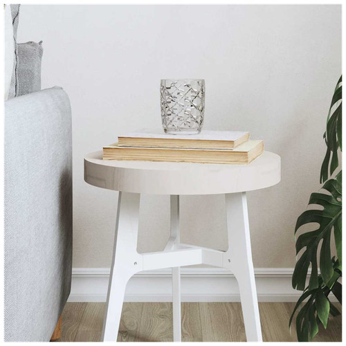 Table top round white - table, Ø30x3cm