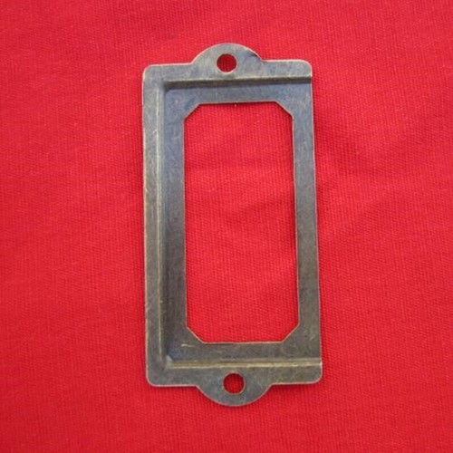 Metal file name card - name,