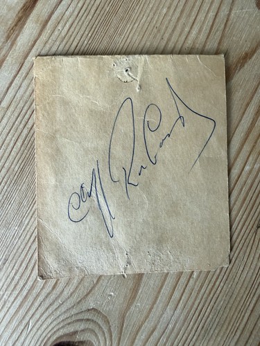 Cliff richard autograph cica - cliff,