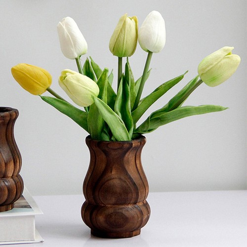Wooden vases for flowers - for,