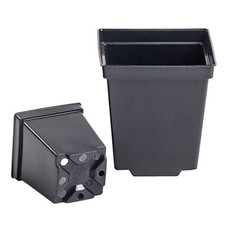 Square plant pot - square,