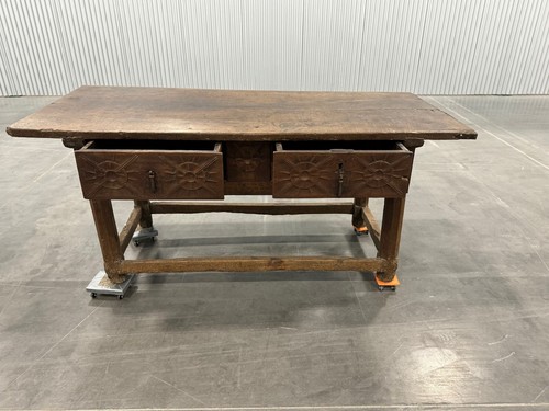 Antique refectory table - antique,