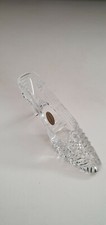 REGENCY LEAD CRYSTAL CINDERELLA SLIPPER / SHOE: HANDCUT IN ENGLAND 6 IN LENGTH