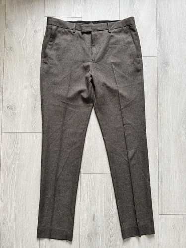 River island brown slim fit - river,