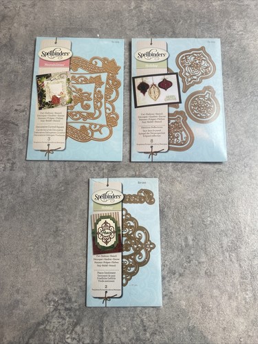 Spellbinders metal dies for - 3x,